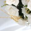 Colar Nossa Senhora Com Zircônias Brancas Folheado Em Ouro 18k - Image 4