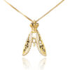 Colar Nossa Senhora Com Zircônias Brancas Folheado Em Ouro 18k