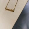 Colar Gratidão Folheado Em Ouro 18k - Image 2