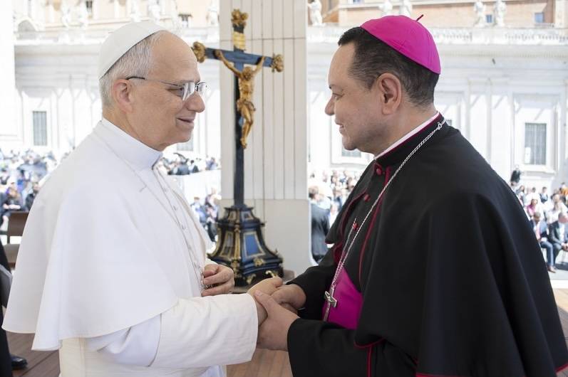 Dom Cícero se encontra com o Papa Leão XIV em Roma