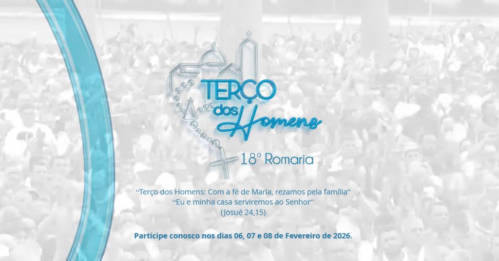 Santuario de Aparecida divulga tema e lema do Terco dos Homens 2026