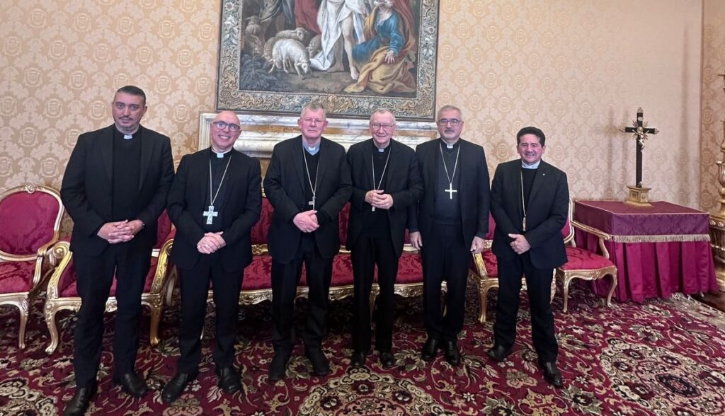 Presidência da CNBB é recebida pelo secretário de Estado do Vaticano, cardeal Pietro Parolin