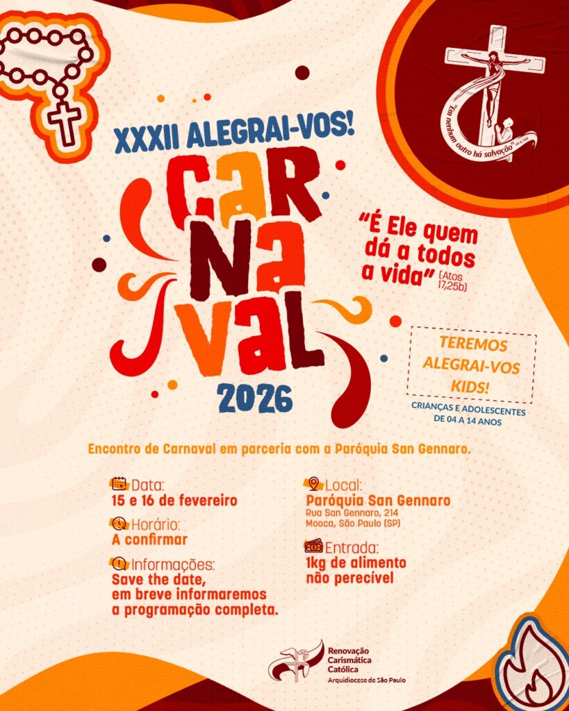 ‘Alegrai-vos’ chega a sua 32ª edição com muita oração e animação