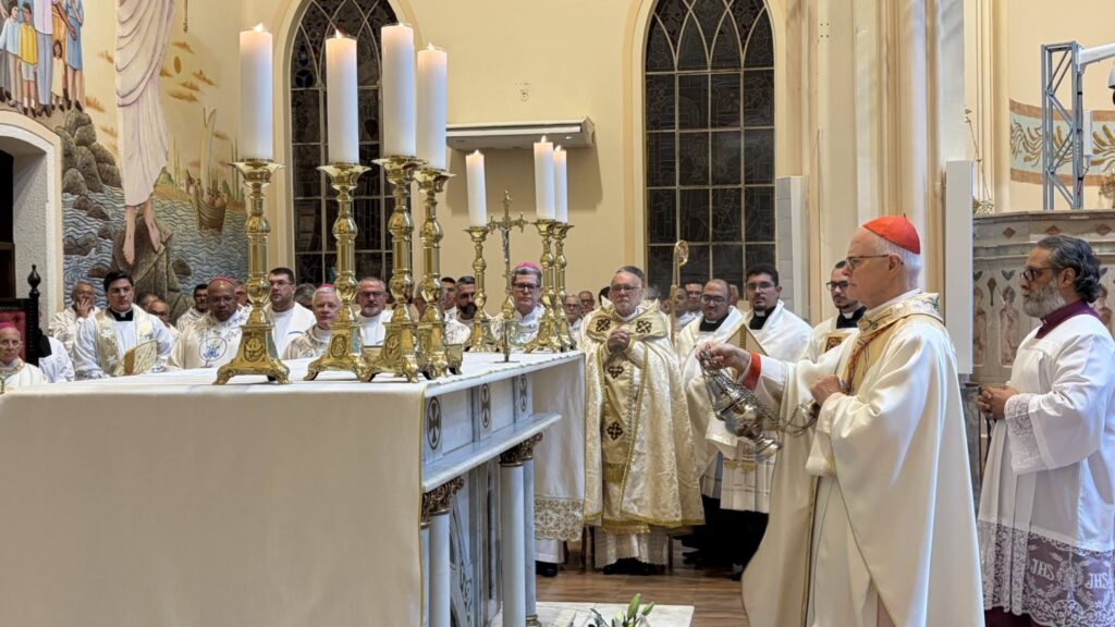 Cardeal Scherer preside missa solene pelos 100 anos da Diocese de Lins (SP)