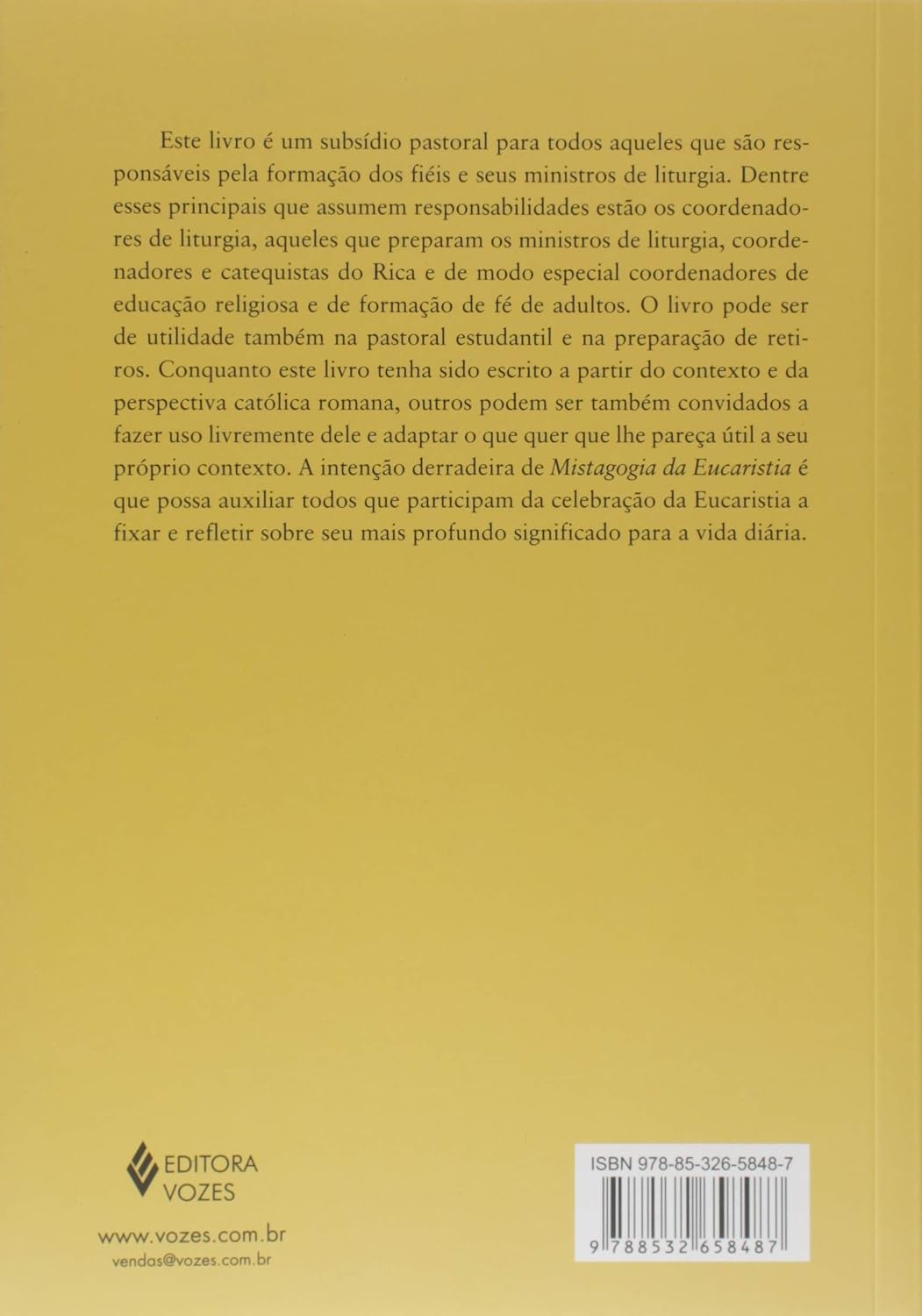 Mistagogia da Eucaristia: Um subsídio para a formação da fé - Imagem 2