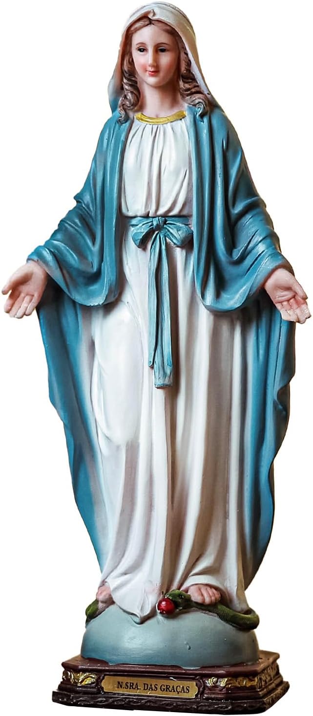 Sacro, Imagem Nossa Senhora Das Graças Resina 30cm