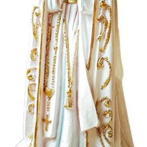 Imagem Nossa Senhora de Fátima resina 23cm importada