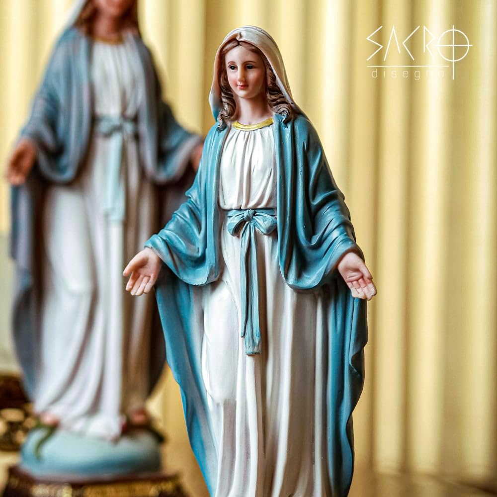 Sacro, Imagem Nossa Senhora Das Graças Resina 30cm - Imagem 3