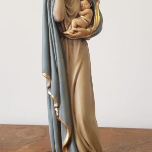 Imagem Nossa Senhora Colo de Mãe, Gesso Premium, 32 x 11 cm, Artesanal