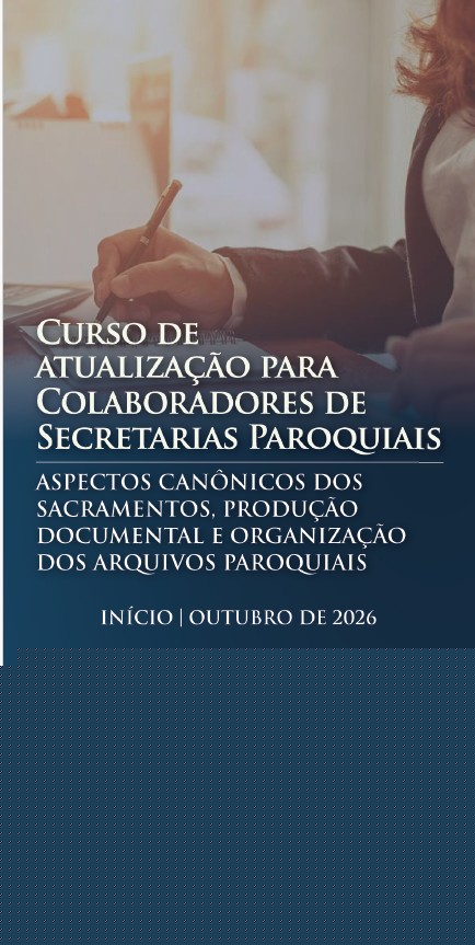 Home 5 Curso de atualização para colaboradores de secretarias paroquiais é oferecida pela Faculdade de Direito Canônico